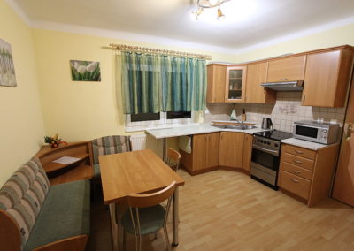 Apartmán - kuchyně